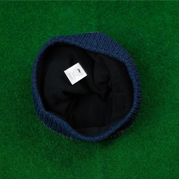NWT Turtle Fur Heather Navy Beanie - Picture 2 of 2